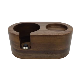 Mojae Walnut Tamping Station - 2 Slots