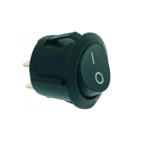 Compak Black Single Pole Switch