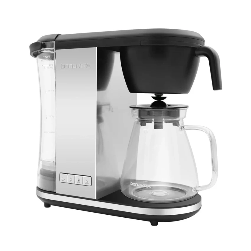 Bonavita Enthusiast 8-Cup Drip Coffee Brewer with Glass Carafe - Stainless Steel