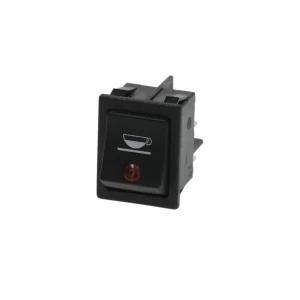 Rancilio Silvia Black On/Off Brew Switch With Orange Light and Coffee Symbol (OEM)