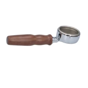 Bottomless Portafilter With Walnut Wood Handle (6.4mm)