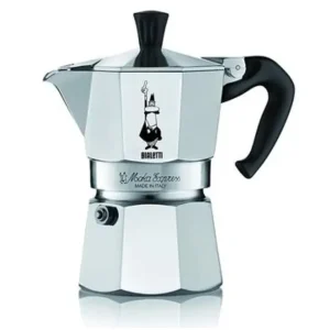 Bialetti Moka Express® Stovetop Espresso Maker - 2 cup (100ml) / Polished