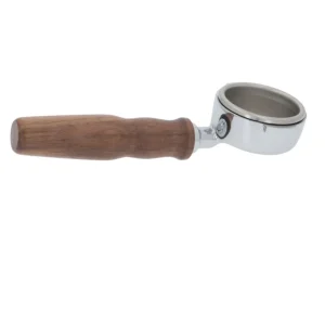 Bottomless Portafilter with Walnut Wood Handle (6.2mm)