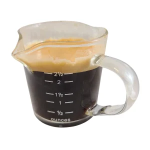Coffee Addicts 3oz Spouted Shot Glass
