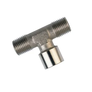 1/4" M x 1/4" F x 1/4" M BSP T Fitting