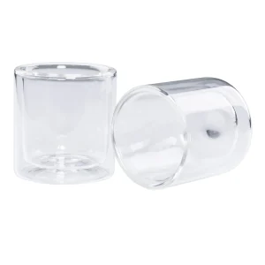 Planetary Design ethoz® Double Wall 8oz (237ml) Glass Cups - Set of 2