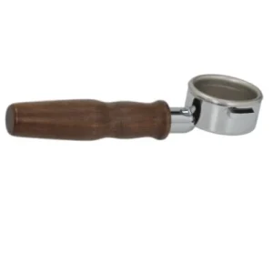 La Spaziale Bottomless Portafilter with Walnut Wood Handle (After-Market)