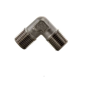1/4" M x 1/4" M BSP Nickel Plated Elbow Fitting