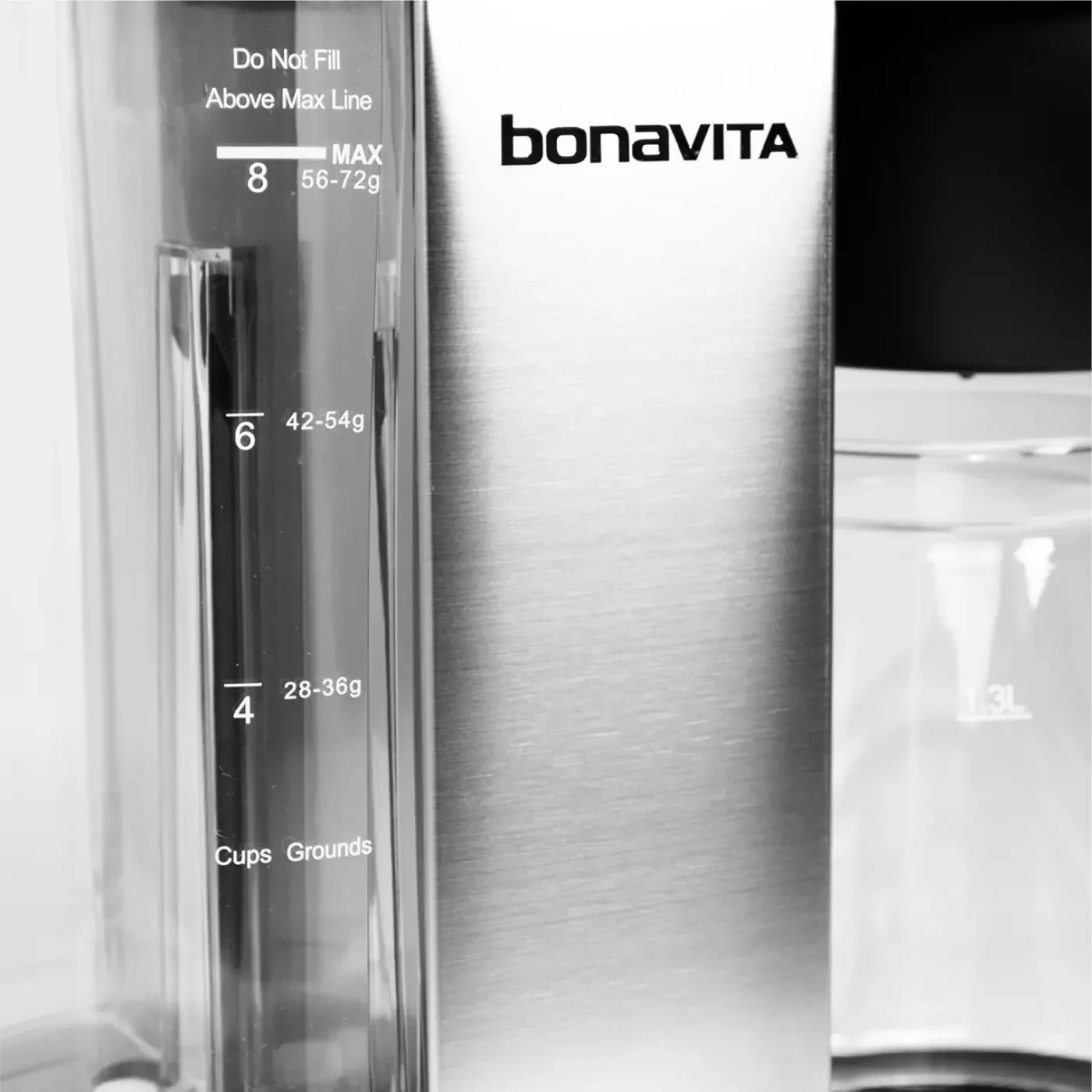 Bonavita Enthusiast 8-Cup Drip Coffee Brewer with Glass Carafe - Stainless Steel - Image 5