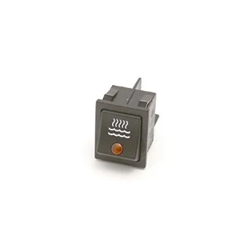 Black On/Off Water Switch With Orange Light and Water Symbol