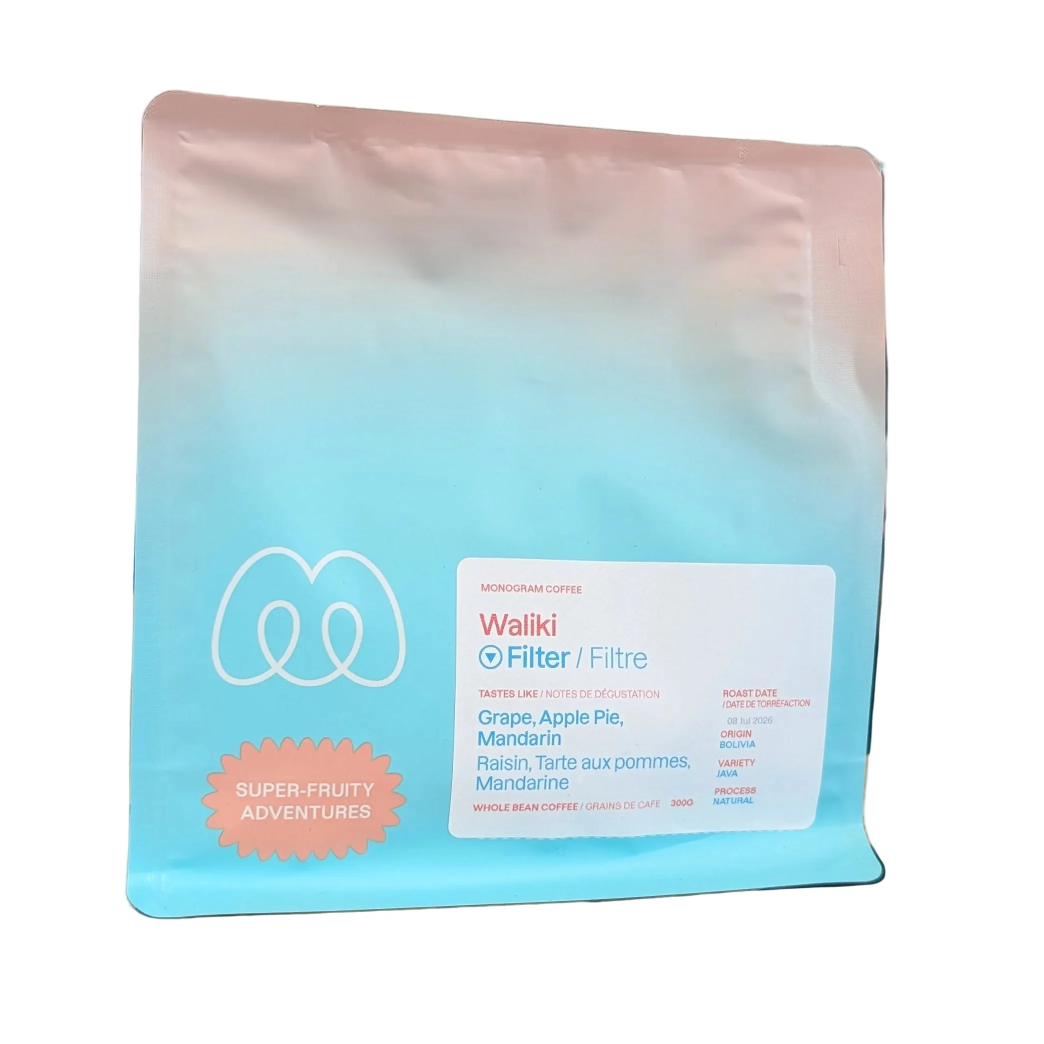 Monogram Coffee Monogram - Waliki Natural Coffee Beans