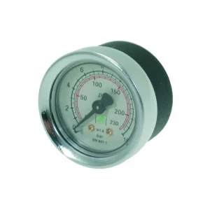 Rancilio 44mm Single Scale Pump Pressure Gauge - NSF