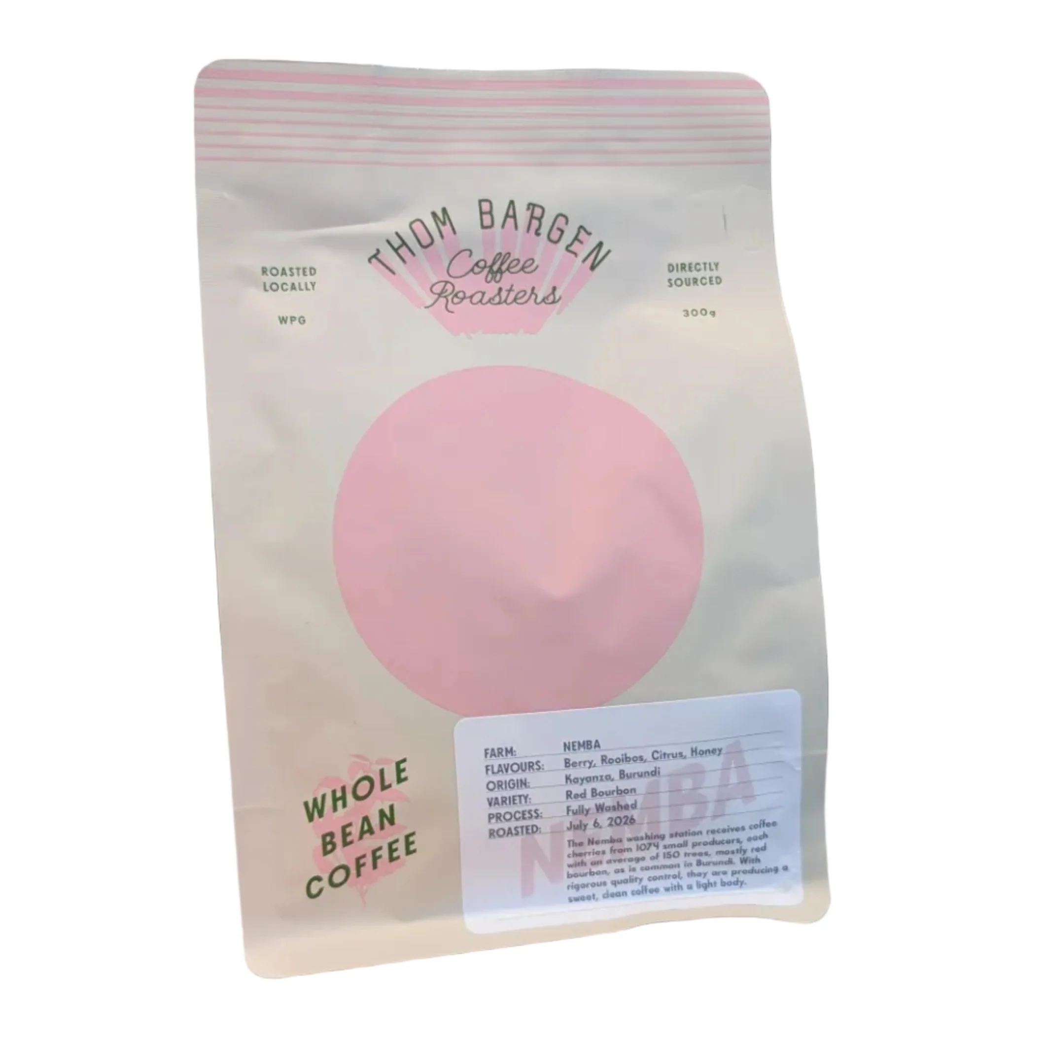 Thom Bargen Coffee Roasters Thom Bargen - Burundi - Nemba Coffee Beans