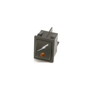 Black On/Off Power Switch With Orange Light and Power Symbol (OEM)
