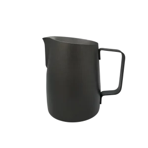 Coffee Addicts Coated Milk Pitcher - Black