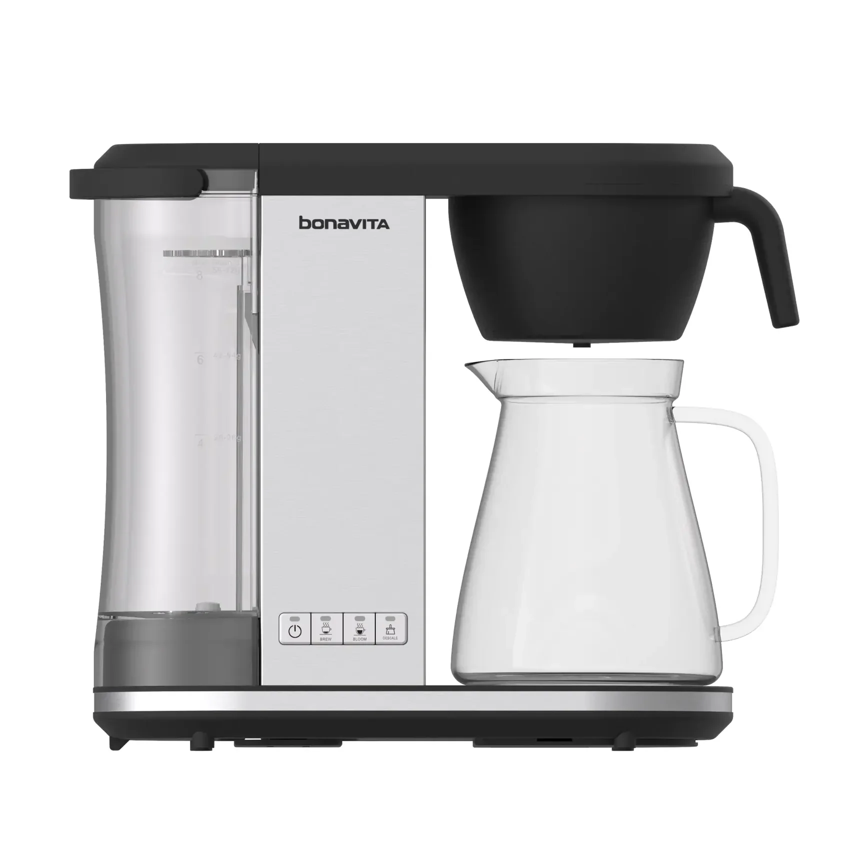 Bonavita Enthusiast 8-Cup Drip Coffee Brewer with Glass Carafe - Stainless Steel - Image 2