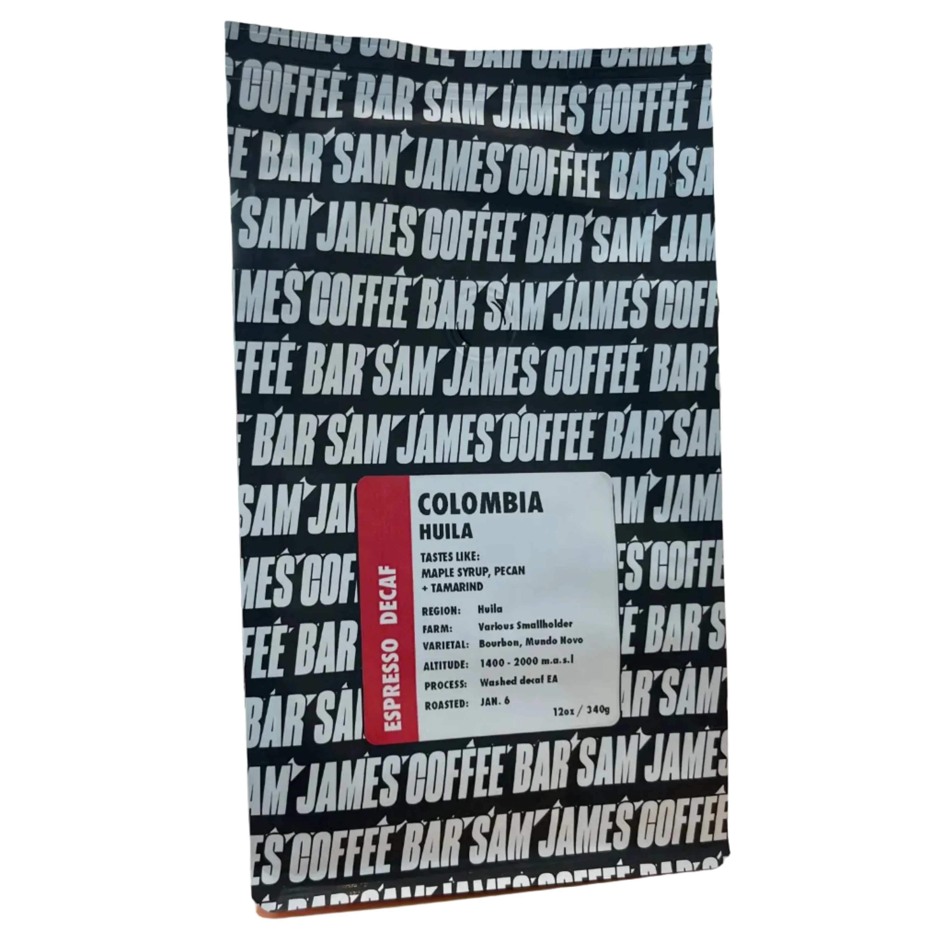 Sam James Coffee Bar Sam James - Colombia - Decaf Espresso Coffee Beans