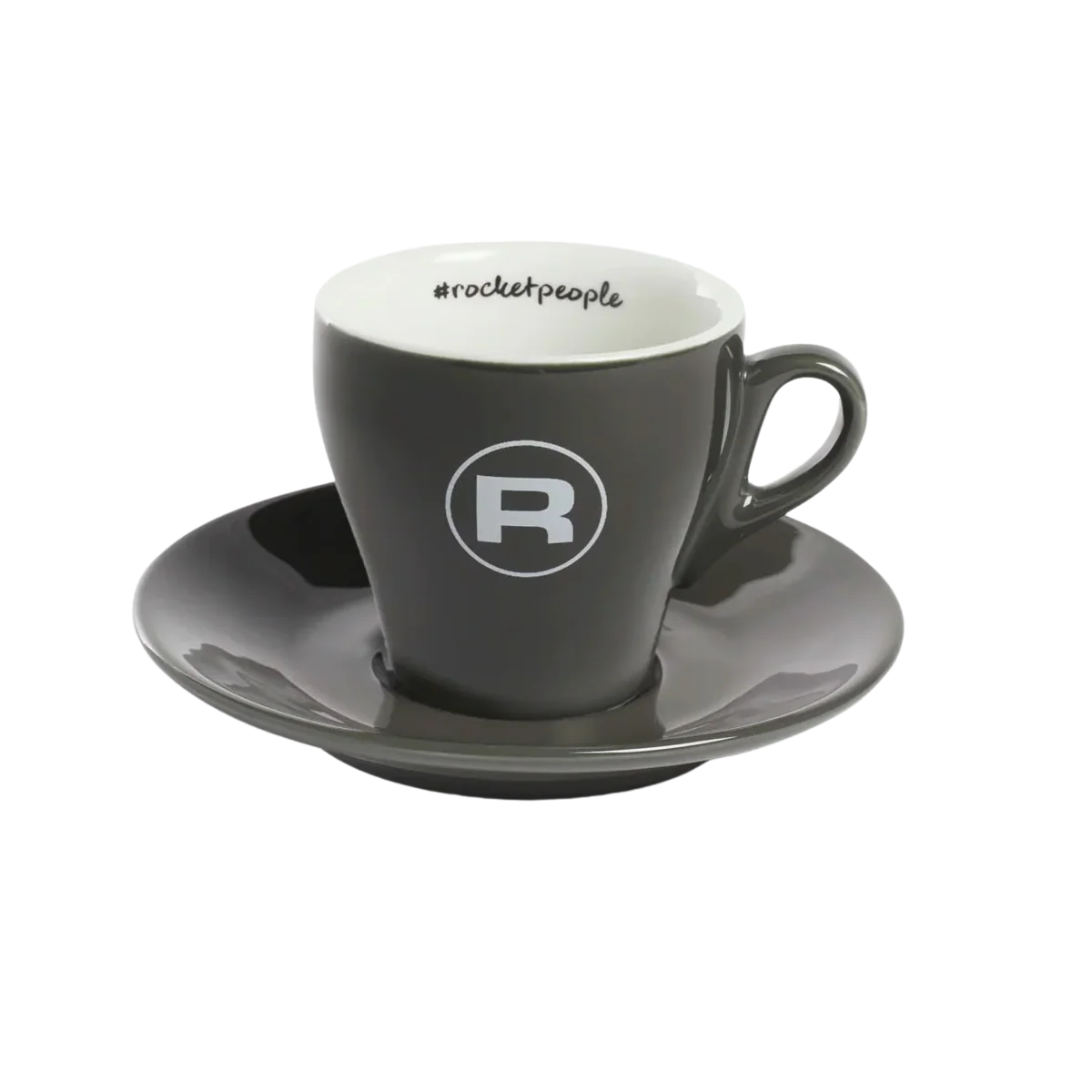Rocket Espresso Cup & Saucer (set of 6) - White - Image 2