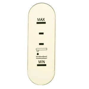 Screen-Printed Level Gauge Plate (89x30mm)