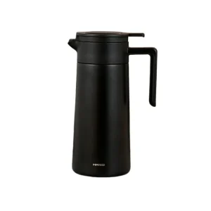 Hario Double Walled Ceramic Coated Metal Server - Black / 600ml