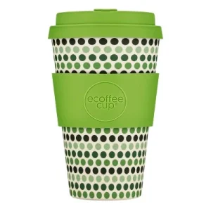 Green Polka Ecoffee Cup