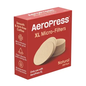 Aerobie AeroPress XL Replacement Natural Filters - 200pk