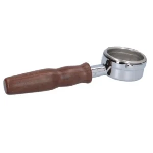Bottomless Portafilter with Walnut Wood Handle (6.6mm)